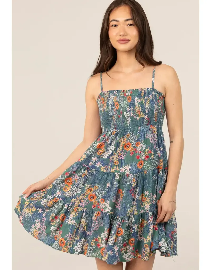 509 Broadway Smocked Tiered Sundress