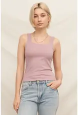509 Broadway Square Neck Padded Tank