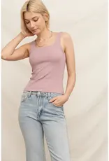 509 Broadway Square Neck Padded Tank