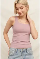 509 Broadway Square Neck Padded Tank