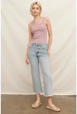 509 Broadway Square Neck Padded Tank