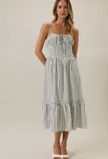 509 Broadway Sleeveless Smocked Midi Dress