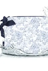 Case Mate Something Navy Bow Crinkle Makeup Bag
