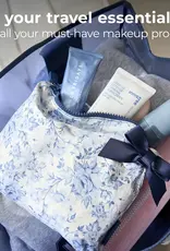 Case Mate Something Navy Bow Crinkle Makeup Bag