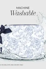 Case Mate Something Navy Bow Crinkle Makeup Bag