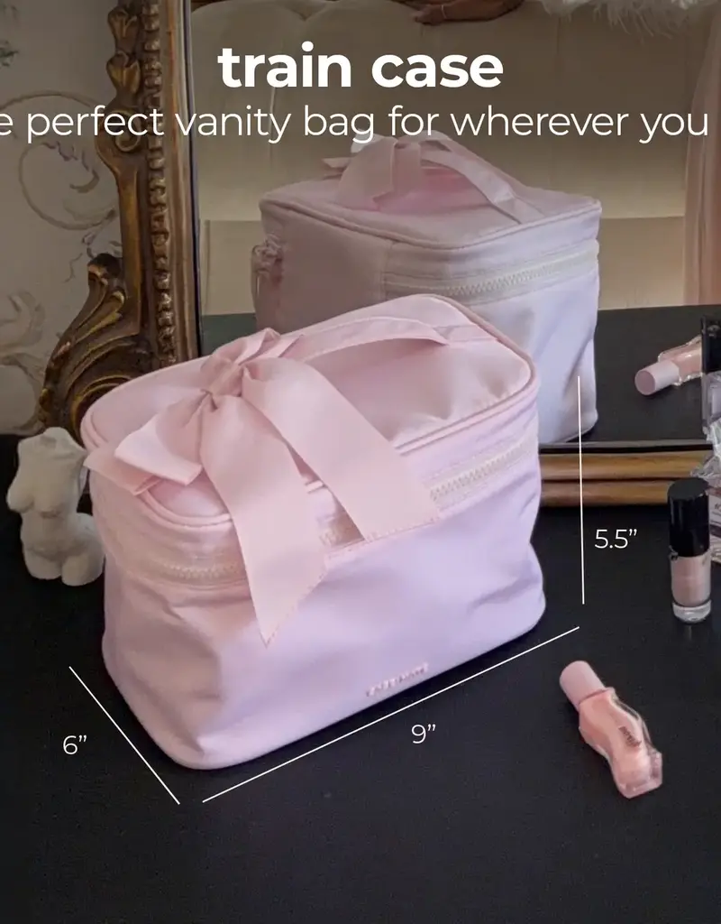 Case Mate Ballet Pink Makeup Train Case