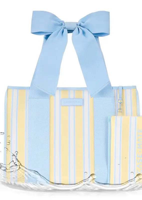 Case Mate Case-Mate Cabana Stripe Bow Jelly Tote