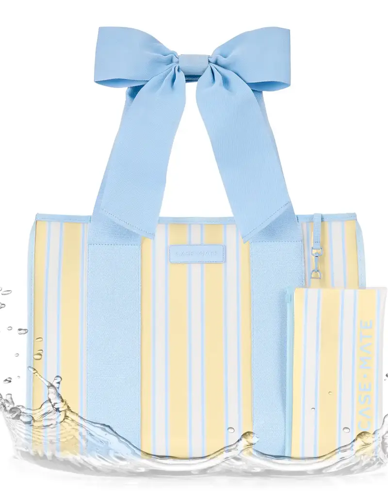 Case Mate Case-Mate Cabana Stripe Bow Jelly Tote