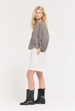509 Broadway Gingham Ballon Sleeve Blouse