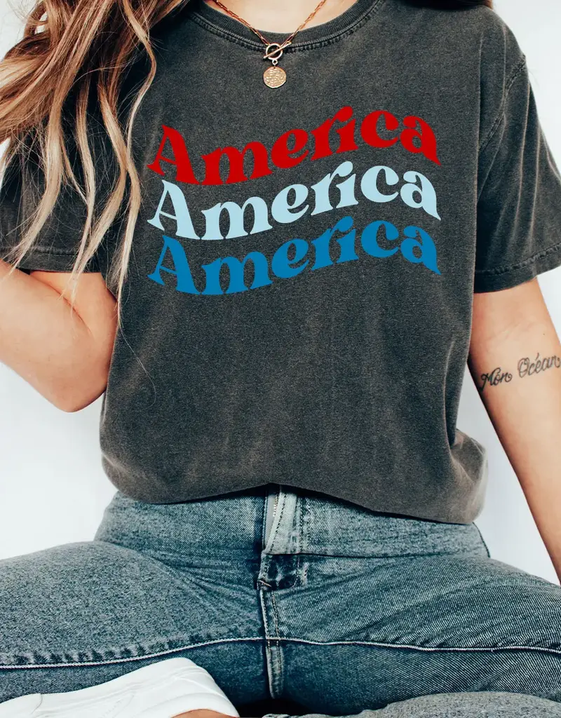 509 Broadway America Wave Comfort Colors Tee