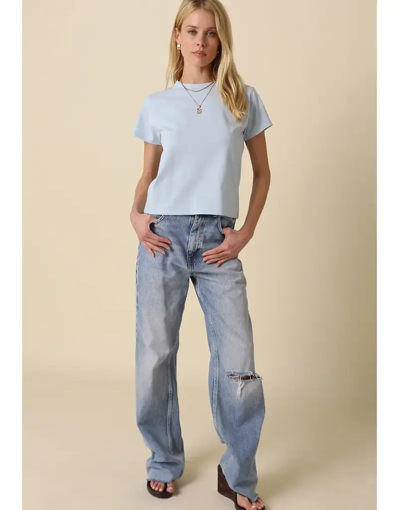 509 Broadway Maia Crewneck Tee