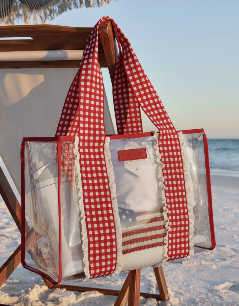 Case Mate Jelly Tote Bag Cherry Gingham