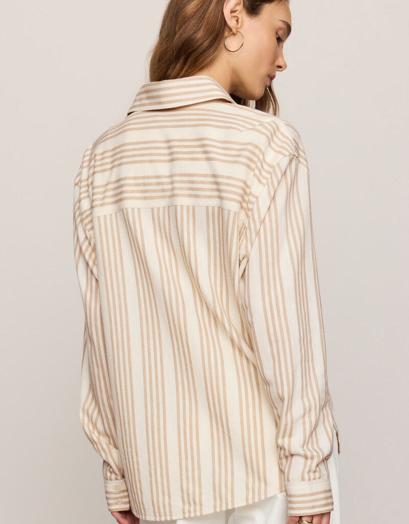 Z Supply Reese Button Up Stripe Top