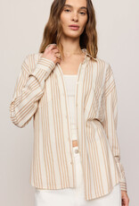 Z Supply Reese Button Up Stripe Top