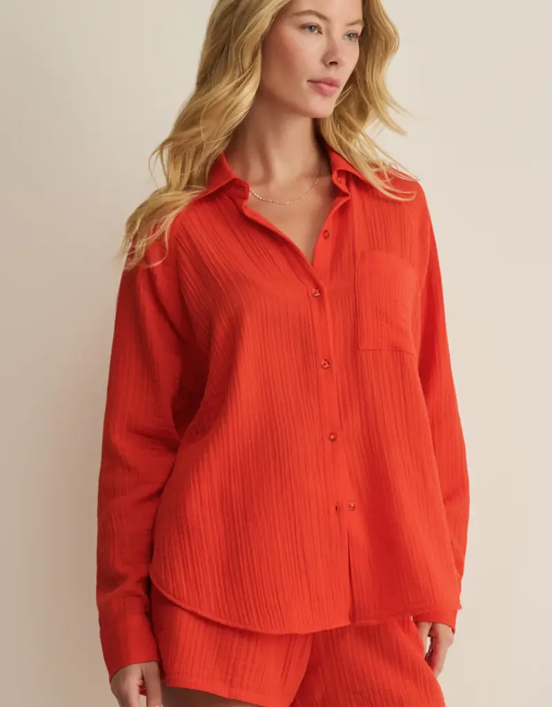 Z Supply The Perfect Airy Button Up
