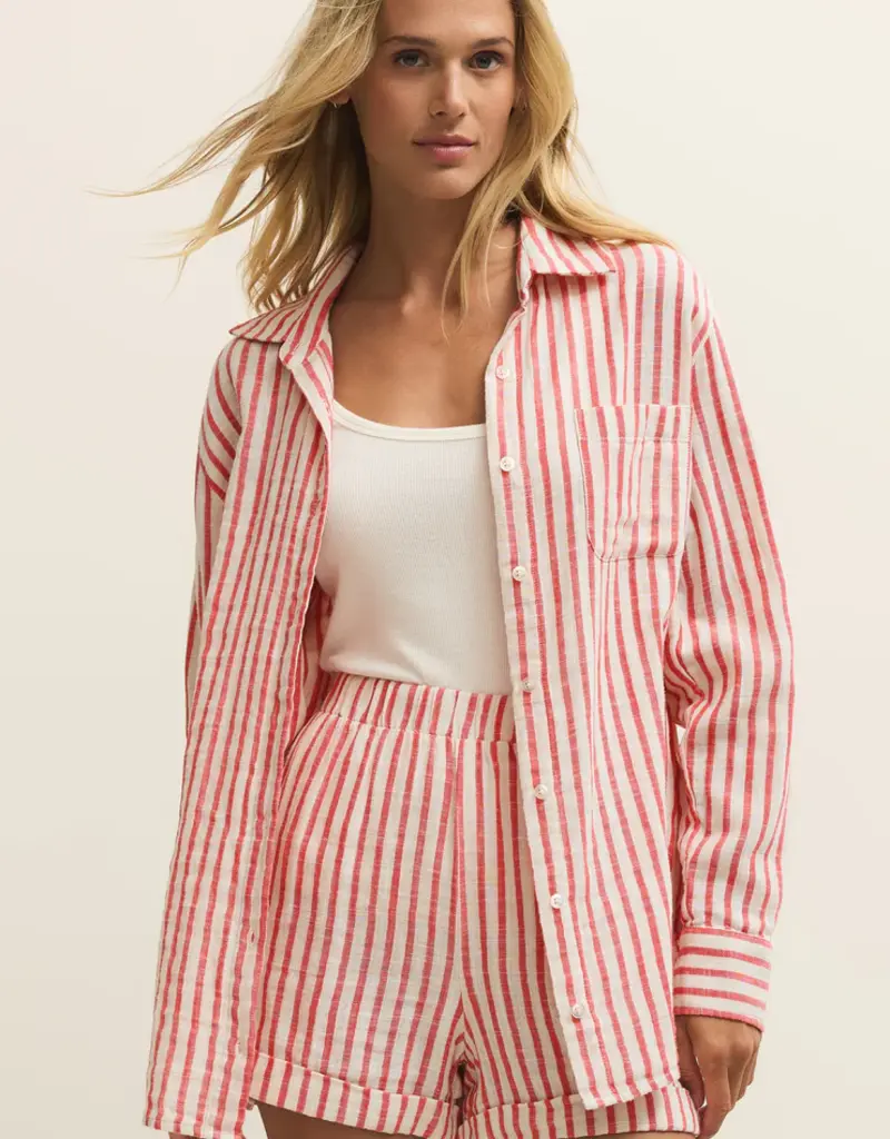 Z Supply Saturdays Stripe Shirt