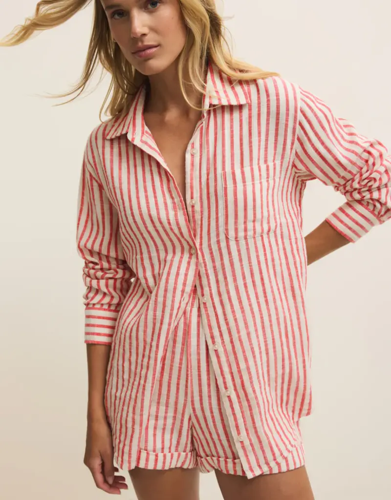 Z Supply Saturdays Stripe Shirt