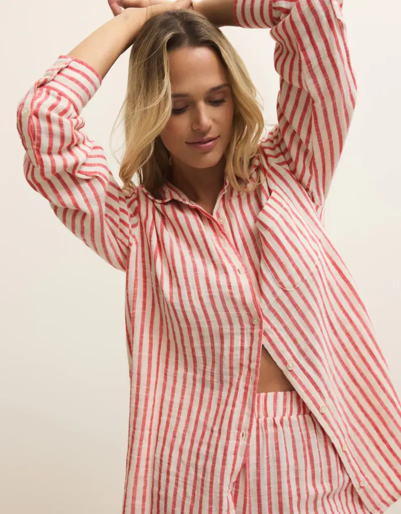Z Supply Saturdays Stripe Shirt