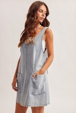 509 Broadway Overall Mini Dress