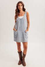 509 Broadway Overall Mini Dress