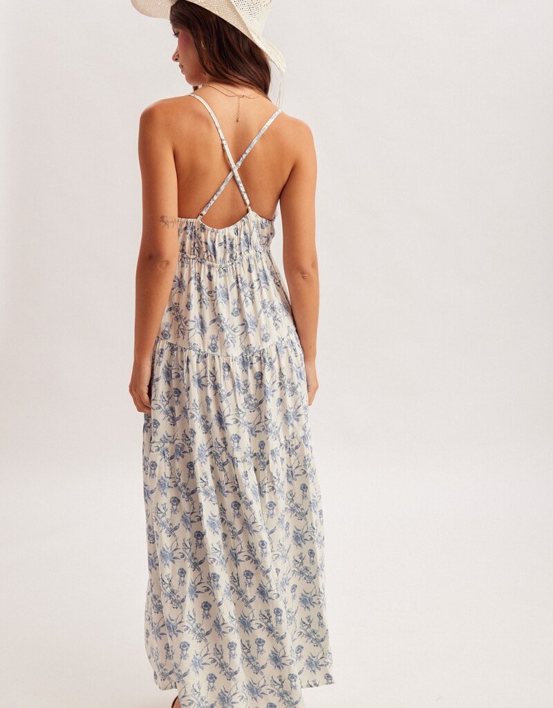 509 Broadway Front Button Maxi Dress