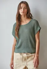 509 Broadway Knit Sweater Pullover Top