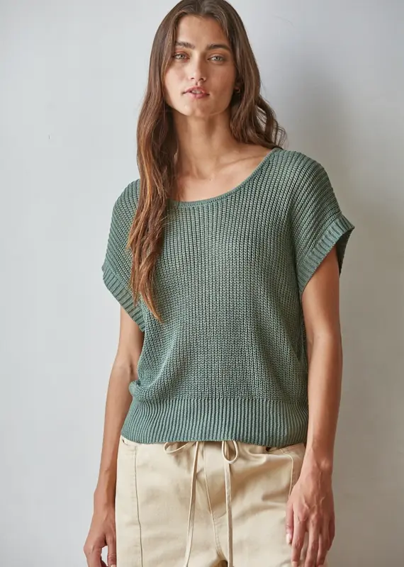 509 Broadway Knit Sweater Pullover Top
