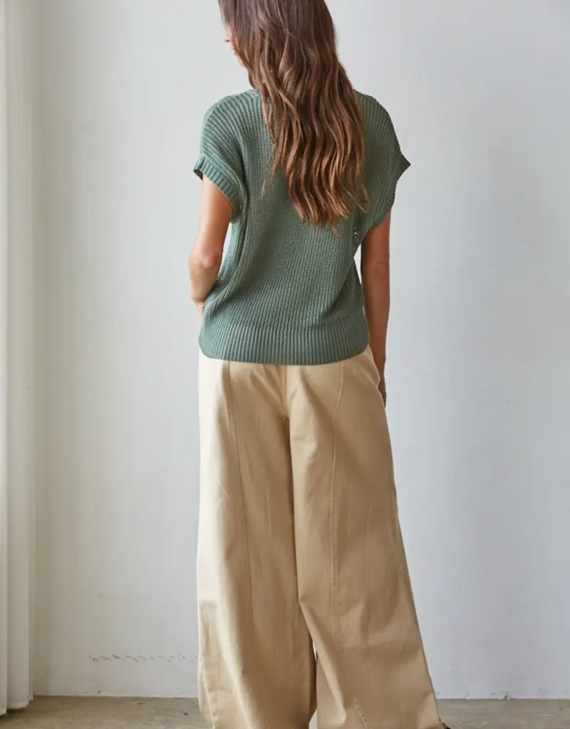 509 Broadway Knit Sweater Pullover Top