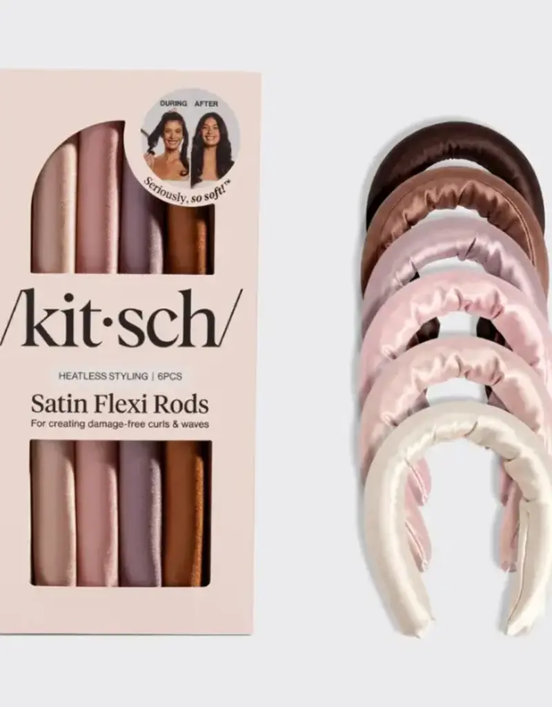 Kitsch Satin Wrapped Flexi Rods