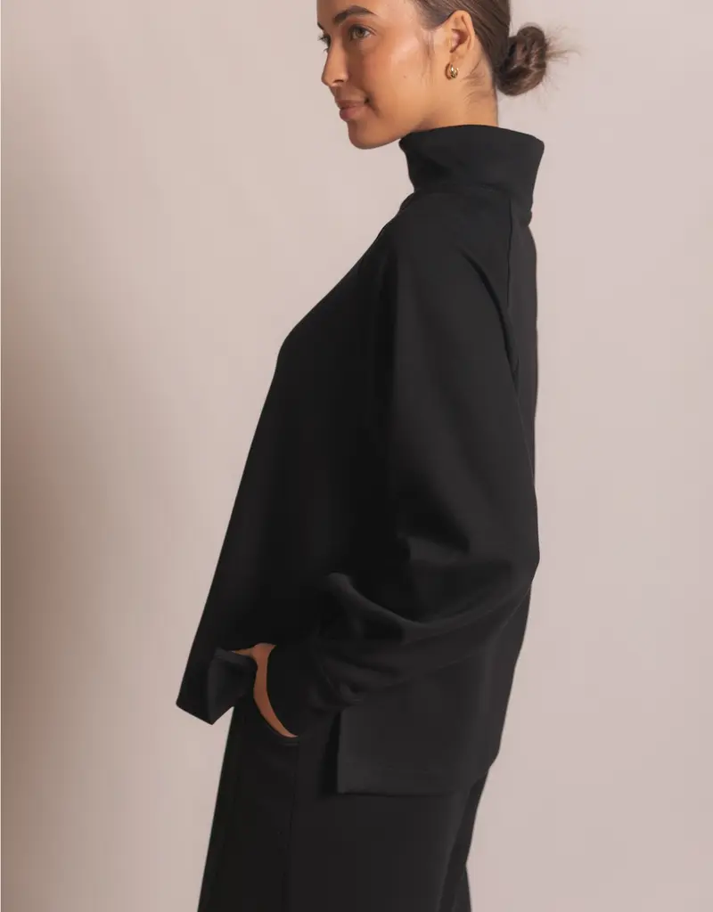 509 Broadway P. Cill Mock Neck Top