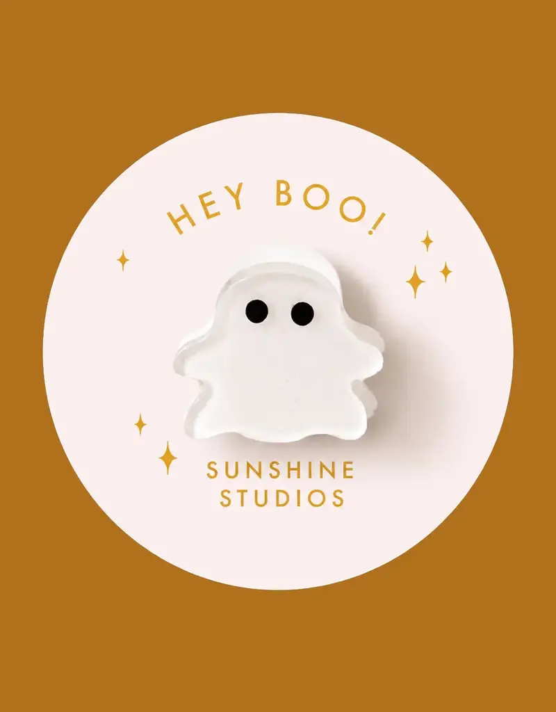 509 Broadway Hey Boo Ghost Mini Hair Clip