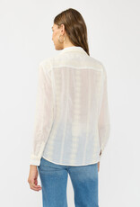509 Broadway Tribal Embroidered Stripe Shirt