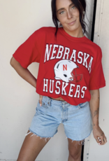 509 Broadway Nebraska Helmet Husker Tee
