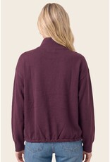 Staccato Zip Up Drawstring Hem Sweater Jacket