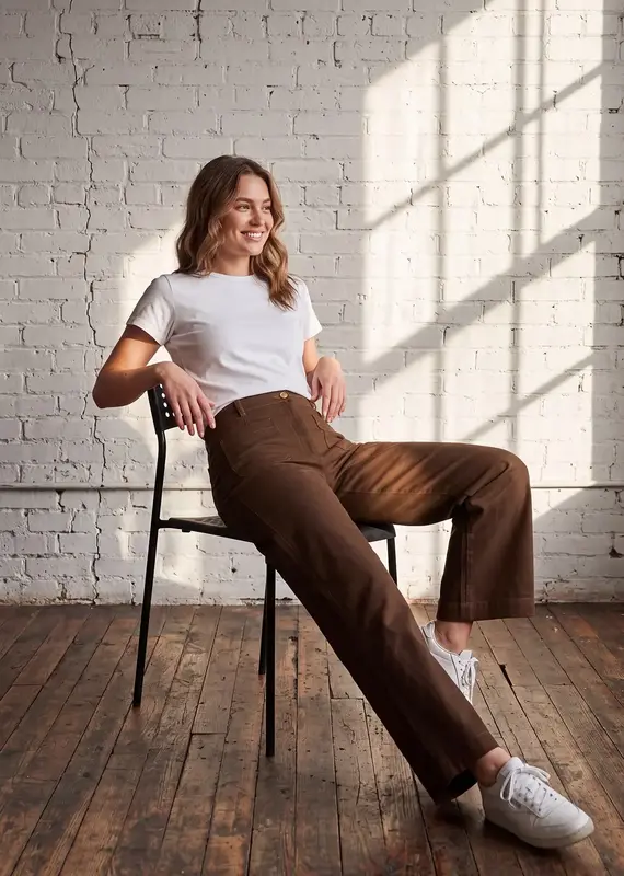 509 Broadway Washed Stretch Pants