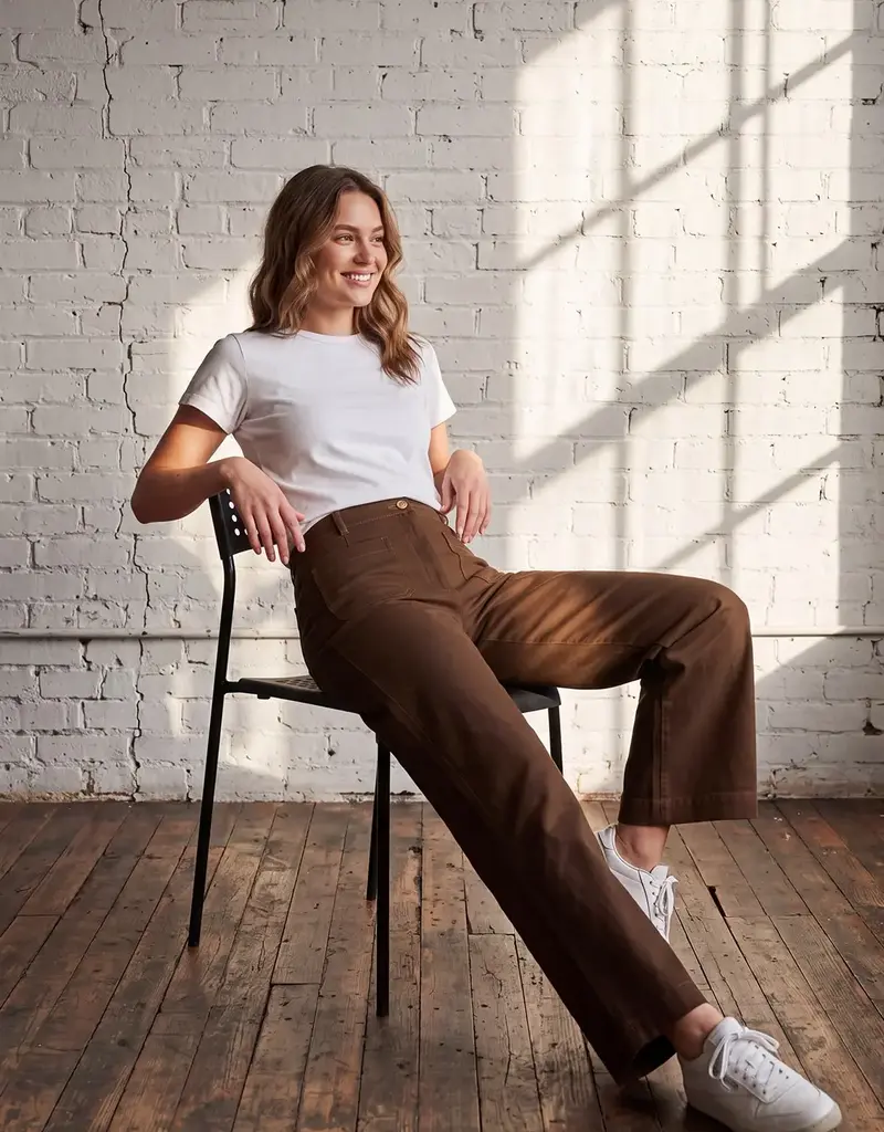 509 Broadway Washed Stretch Pants