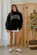 509 Broadway Huskers Polka Dot Sweatshirt
