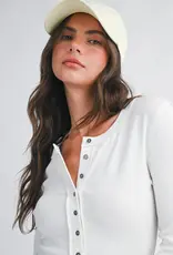 509 Broadway Henley Long Sleeve Top