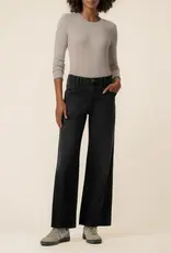 KUT From The Kloth Meg High Rise Raw Hem Wide Leg {Politely}