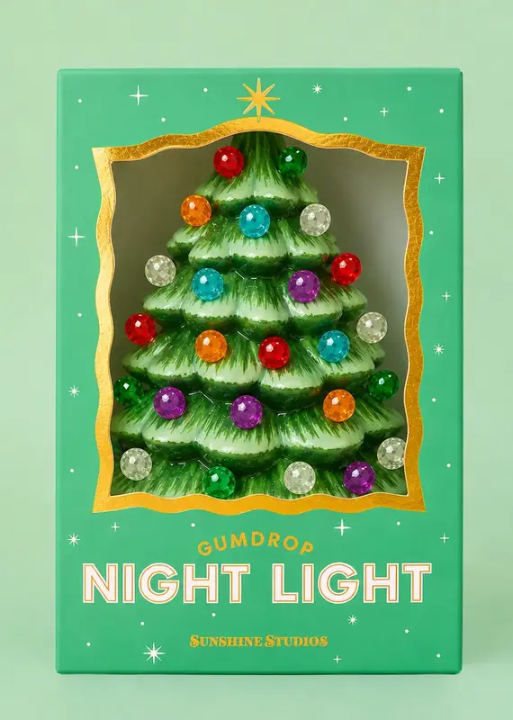 Sunshine Studios Gumdrop Tree Night Light |Green