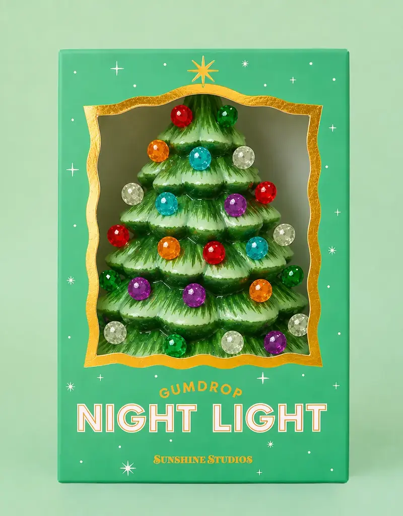 Sunshine Studios Gumdrop Tree Night Light |Green