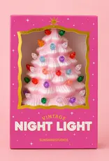 Sunshine Studios Vintage Tree Night Light |Pink
