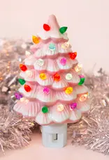 Sunshine Studios Vintage Tree Night Light |Pink