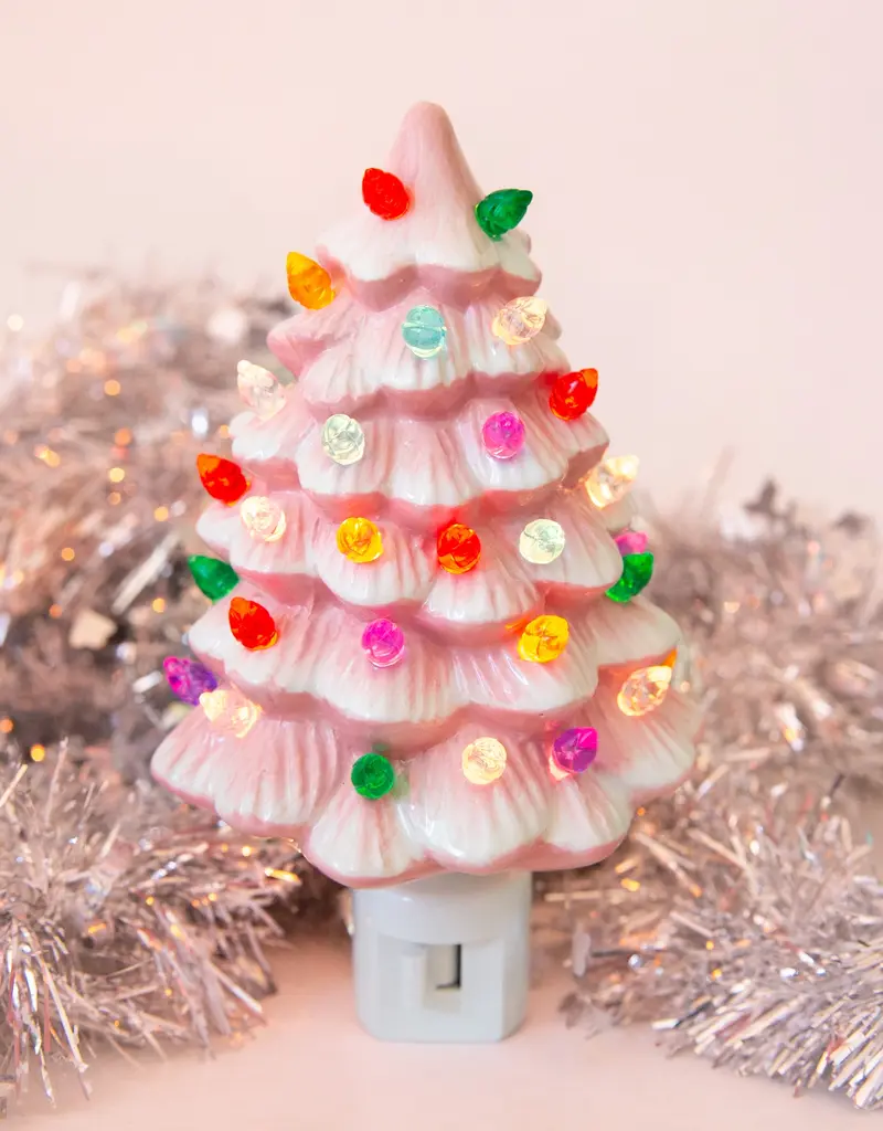 Sunshine Studios Vintage Tree Night Light |Pink