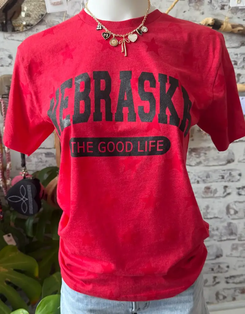 509 Broadway Nebraska The Good Life Star Tee