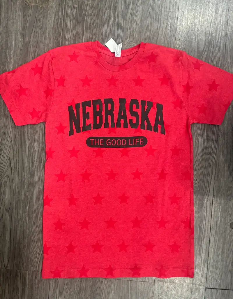 509 Broadway Nebraska The Good Life Star Tee