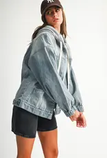 509 Broadway Wash Zip Up Hoodie Jacket