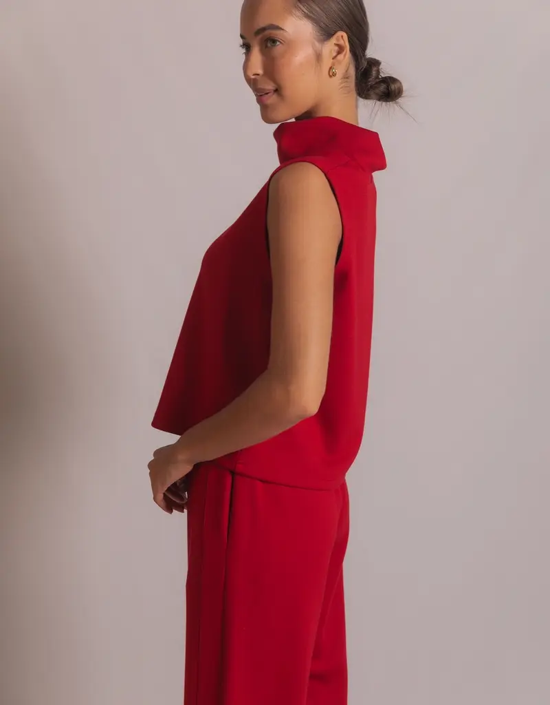 509 Broadway P. Cill Butter Modal Cowl Neck Top