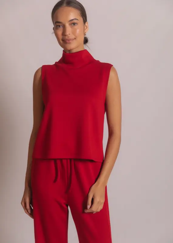 509 Broadway P. Cill Butter Modal Cowl Neck Top