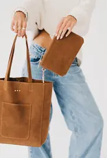 509 Broadway Dawn Suede Carryall Tote
